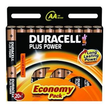 Duracell 20x AA 1.5V Single-use battery Alkaline