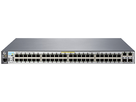 Hewlett Packard Enterprise Aruba 2530 48 PoE+ Géré L2 Fast Ethernet (10/100) Connexion Ethernet, supportant l'alimentation via ce port (PoE) 1U Gris