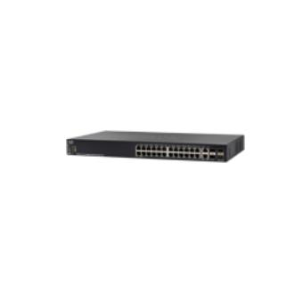 Cisco SG550X-24MP-K9 Managed L3 Gigabit Ethernet (10/100/1000) Power over Ethernet (PoE) 1U Zwart