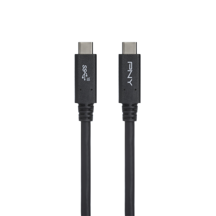 PNY C-TC-TC-K31-03 USB cable 1 m USB 3.2 Gen 2 (3.1 Gen 2) USB C Black