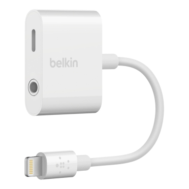 Belkin RockStar mobiele telefoonkabel Wit 3.5mm Lightning