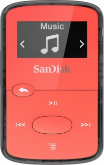 SanDisk Cilip Jam MP3 player 8 GB Red