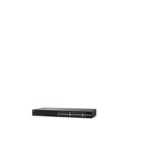 Cisco SF250-24P Managed L2/L3 Fast Ethernet (10/100) Power over Ethernet (PoE) 1U Zwart