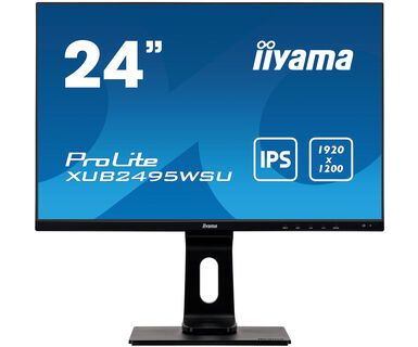 iiyama ProLite XUB2495WSU-B3 computer monitor 61,2 cm (24.1") 1920 x 1200 Pixels WUXGA LED Zwart
