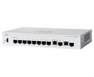 Cisco CBS350 Managed L3 Gigabit Ethernet (10/100/1000) 1U Zwart, Grijs