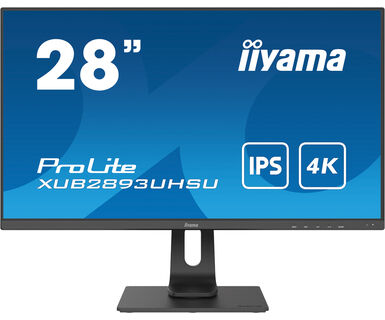 iiyama ProLite XUB2893UHSU-B1 computer monitor 71,1 cm (28") 3840 x 2160 Pixels 4K Ultra HD LED Zwart