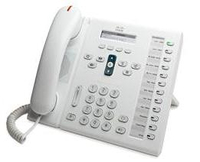 Cisco Unified 6961, Refurbished IP phone White Wired handset