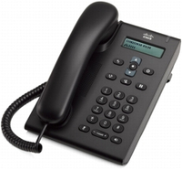 Cisco 3905, Refurbished IP phone Black Wired handset 1 lines