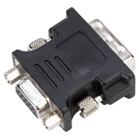 Targus ACX120EUX cable interface/gender adapter DVI-I VGA Black