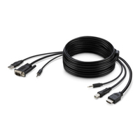 Belkin F1DN1CCBL KVM cable Black 3 m