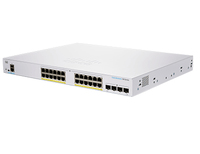 Cisco CBS350-24P-4X-UK network switch Managed L2/L3 Gigabit Ethernet (10/100/1000) Silver