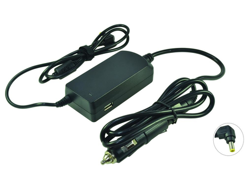 2-Power CAC0625B Universal 90W Black power adapter/inverter