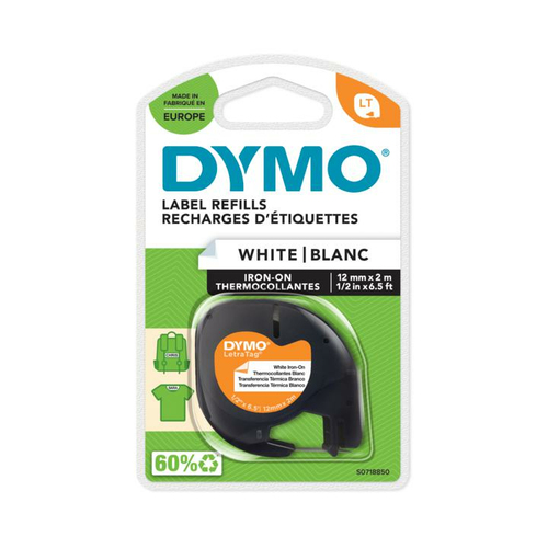 DYMO S0718850 labelprinter-tape Zwart op wit