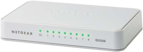 NETGEAR GS208 Unmanaged Gigabit Ethernet (10/100/1000) Wit