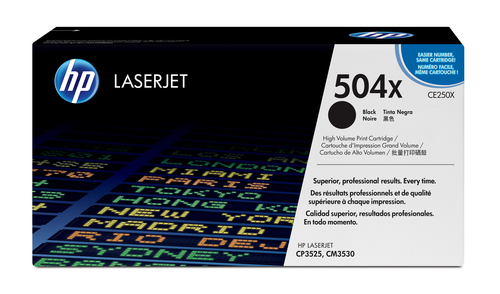 HP 504X High Yield Black Original LaserJet Toner Cartridge
