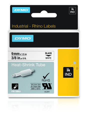 DYMO 9mm RhinoPRO Heat shrink tubes D1 label-making tape