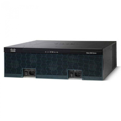 Cisco 3925E, Refurbished wired router Gigabit Ethernet Black