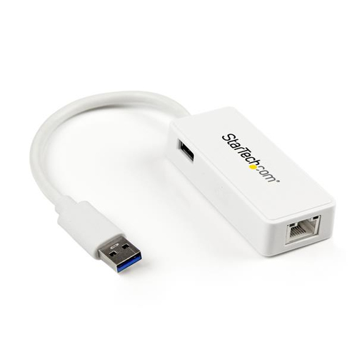 StarTech.com USB 3.0 naar gigabit Ethernet-adapter NIC met USB-poort wit