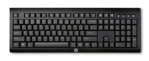 HP K2500 keyboard RF Wireless Black