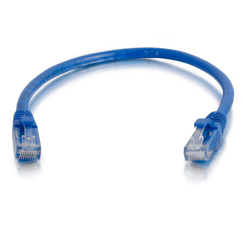 C2G 0.3m Cat6 Booted Unshielded (UTP) Network Patch Cable - Blue