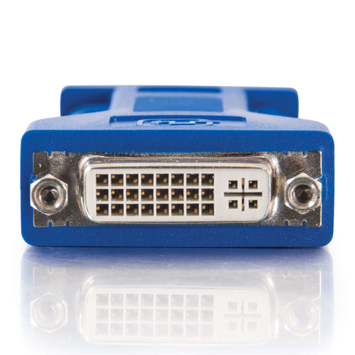 C2G DVI-A / HD15 VGA Adapter DVI-A HD15 M Blue cable interface/gender adapter