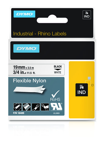 DYMO 19mm Flexible Nylon Tape D1 label-making tape