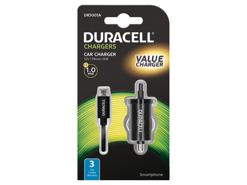 Duracell DR5005A Auto Black mobile device charger