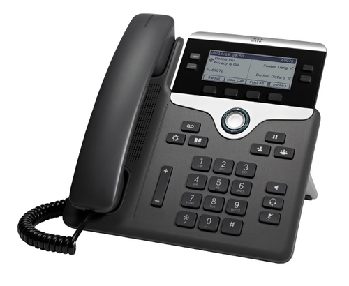 Cisco 7841, Refurbished IP phone Black,Silver Wired handset LCD 4 lines