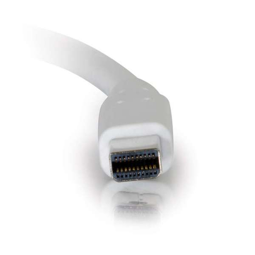 C2G 1m Mini DisplayPort Extension Cable M/F - White