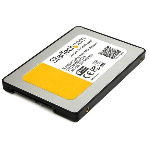 StarTech.com M.2 SSD naar 2,5 inch SATA III-adapter NGFF Solid-State Drive Converter met beschermende behuizing