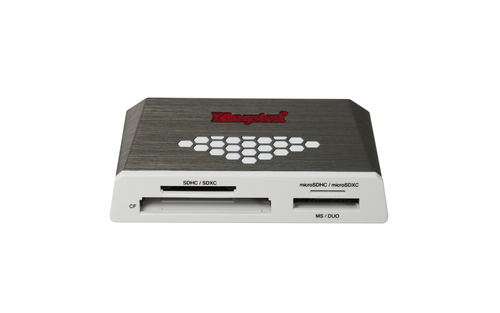 Kingston Technology USB 3.0 High-Speed Media Reader USB 3.0 Grey,White card reader