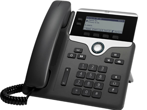 Cisco 7811 Wired handset 1lines LED Black,Silver IP phone