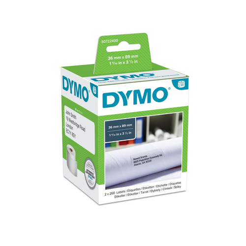 DYMO Large Address Labels - 36 x 89 mm - S0722400