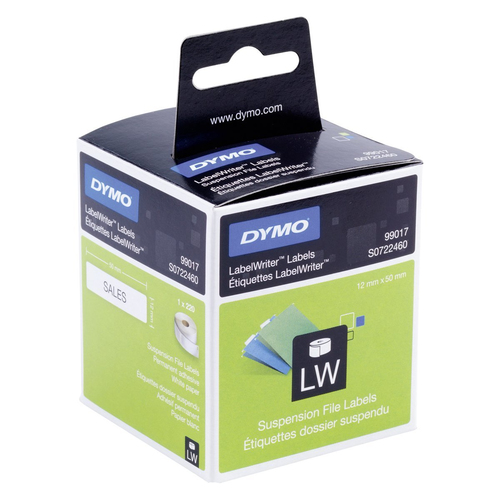 DYMO LabelWriter Labels Suspension File Black,White 220pc(s) self-adhesive label