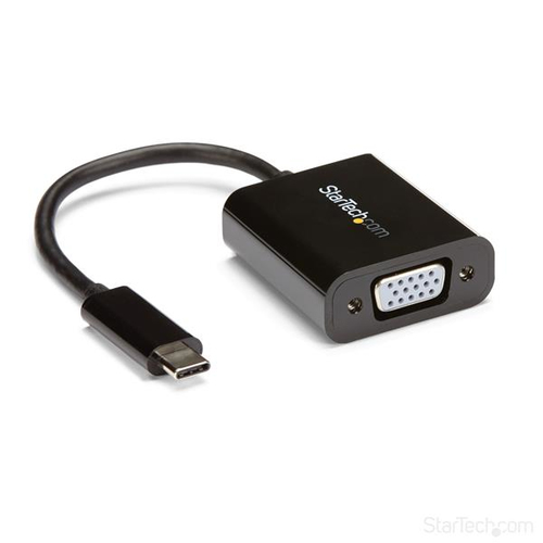 StarTech.com USB-C naar VGA adapter zwart