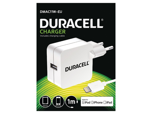 Duracell DMAC11W-EU Indoor White mobile device charger