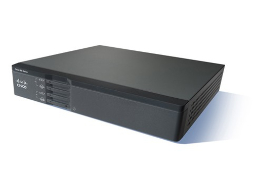 Cisco 867VAE, Refurbished wired router Fast Ethernet Black