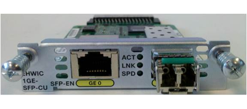 Cisco NIM-1GE-CU-SFP= Gigabit Ethernet network switch module