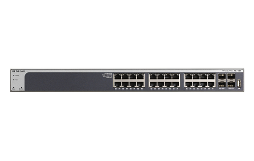 Netgear XS728T Managed network switch L2+/L3 10G Ethernet (100/1000/10000) Black