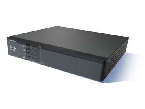 Cisco 867VAE-K9, Refurbished wired router Gigabit Ethernet Black