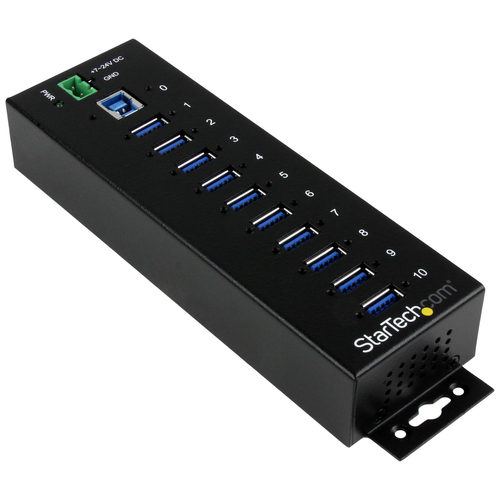 StarTech.com 10 poorts industriële USB 3.0 hub ESD en overspanningsbeveiliging