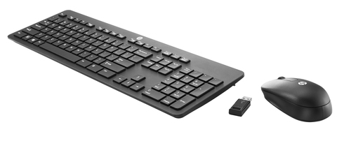 HP draadloos plat toetsenbord en muis