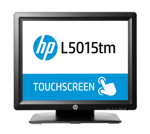 HP L5015tm touch screen monitor 38.1 cm (15") 1024 x 768 pixels Black Multi-touch Table