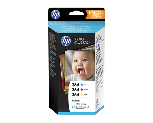 HP 364 Series Photo Value Pack-50 sht/10 x 15 cm