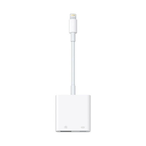 Apple Lightning/USB 3 Lightning White mobile phone cable