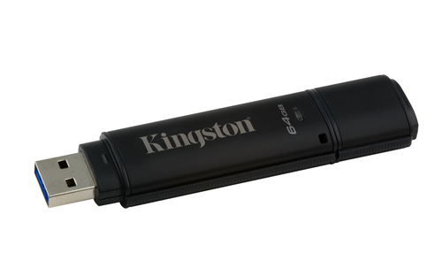 Kingston Technology DataTraveler 4000G2 with Management 64GB USB flash drive USB Type-A 3.2 Gen 1 (3.1 Gen 1) Zwart