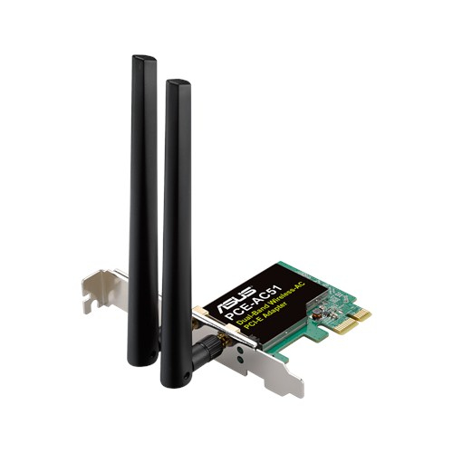 ASUS Wireless-AC750 Dual-band PCI-E Adapter Internal WLAN networking card