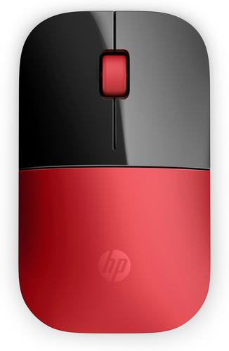 HP Z3700 mice RF Wireless Optical 1200 DPI Ambidextrous Black,Red
