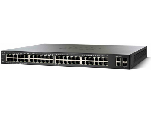 Cisco SF350-48 Managed L2/L3 Fast Ethernet (10/100) Zwart