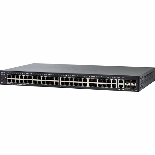 Cisco Small Business SF350-48 Managed L2/L3 Fast Ethernet (10/100) Black 1U